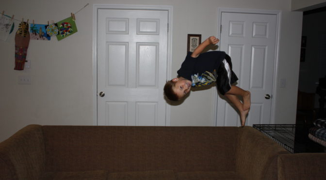 My acrobat kids